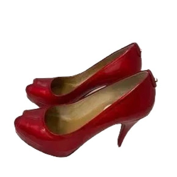 Stuart Weitzman Patent leather High Heels. Red. Size 8. Resortwear. Holiday. - Picture 1 of 8